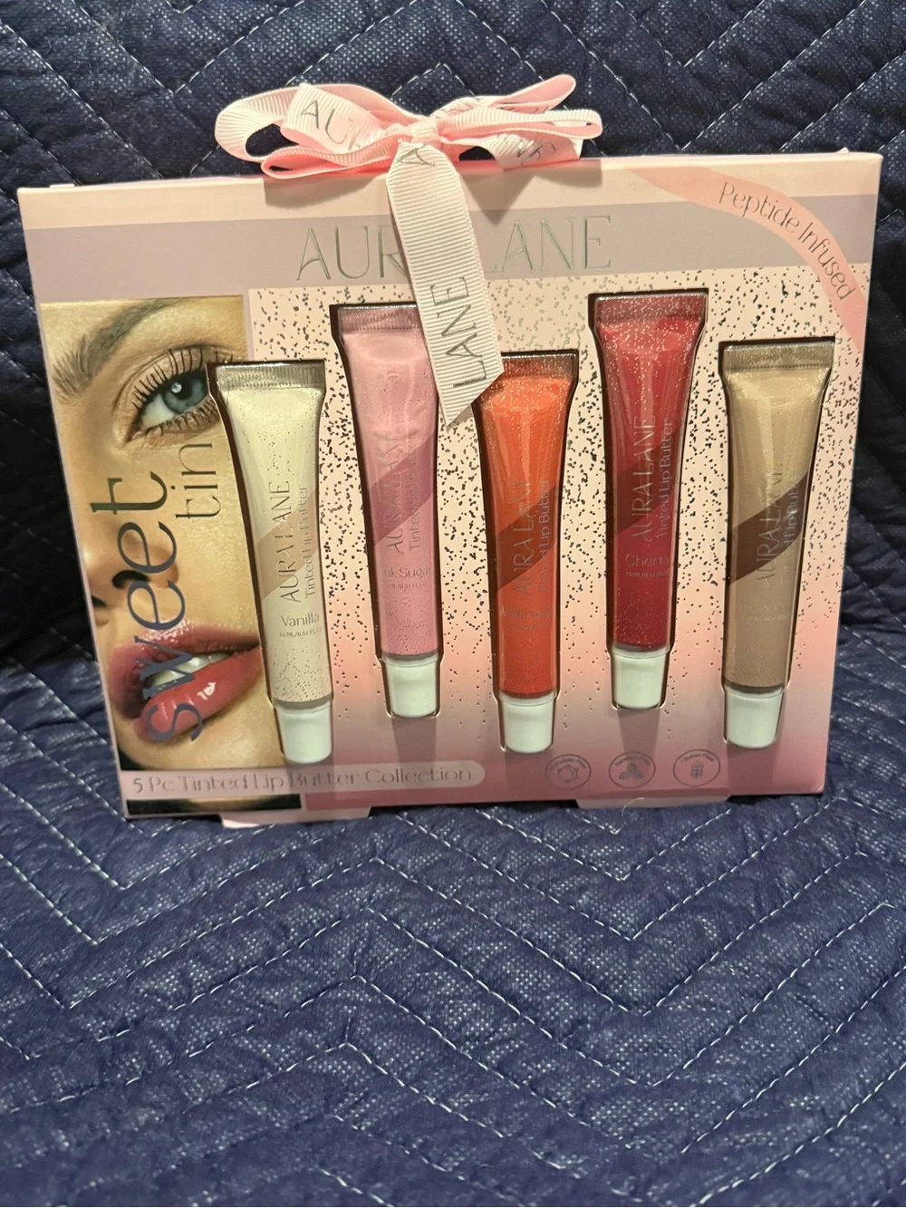 Sweet Tint Lip Gloss Set — Pink, Peach, Orange, Red, Nude